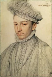 Portrait of King Charles IX of France